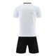 thumbnail image 4 of Odeerbi Conjunto de Uniformes de Entrenamiento de Fútbol de Malla de Chicos Y Niñas Con Camiseta de Manga Corta A Rayas Pantalones Cortos Conjuntos Atléticos Secos Rápidos Para 4-15 Años, 4 of 4