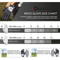 thumbnail image 6 of FINGER TEN Men's Golf Glove Rain Grip Pair Both Hand or 2 Pack Left Right Hand, Hot Wet Weather No Sweat, Black Gray Green, Fit Size Small Medium Large XL, 6 of 6