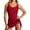 Red, variant on Womens Swimdress Women's Print Floral Swimdress Swimsuits Tropical Beach Pool Swimwear Skirted Monokini with Control Swimdress Coffee L