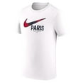 thumbnail image 2 of Men's Nike White Paris Saint-Germain Swoosh T-Shirt, 2 of 3