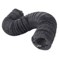 thumbnail image 2 of Conducto flexible de aluminio de 1 m de longitud con abrazadera para tubería de ventilación de 6 pulgadas., 2 of 14