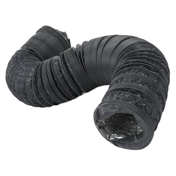 Flexible Aluminum Ducting, Ventilation Duct Waterproof with Clamp for Tent 6in