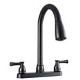 thumbnail image 3 of Dura Faucet Non-Metallic Dual Lever Pull-Down RV Kitchen Faucet - Venetian Bronze, 3 of 5
