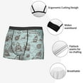 thumbnail image 6 of Disketp Pirate Adventure Map Men'S Boxer Briefs,Soft And Breathable Cotton Underwear With Comfortflex Waistband, 6 of 9