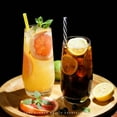 thumbnail image 5 of Simple Glass Transparent Cold Drink Cup Water Cup Beer Juice Glass Cocktail Glass Coffee Mug Drinking Cup Wine Glass, 5 of 8