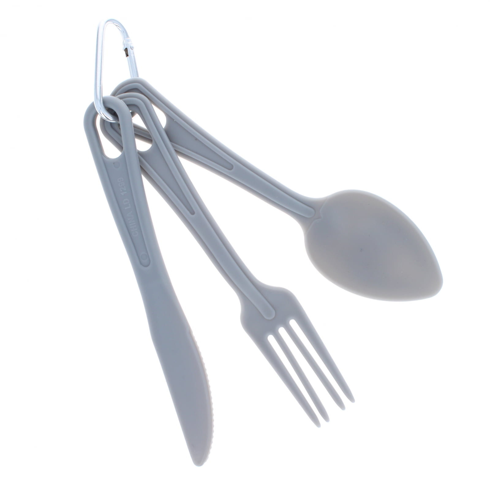 3pc ASR Outdoor Reusable Backpacking Camping Travel Cutlery Utensils