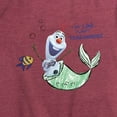 thumbnail image 3 of Frozen - Olaf Presents - Olaf Ariel - Women's Short Sleeve Graphic T-Shirt, 3 of 5