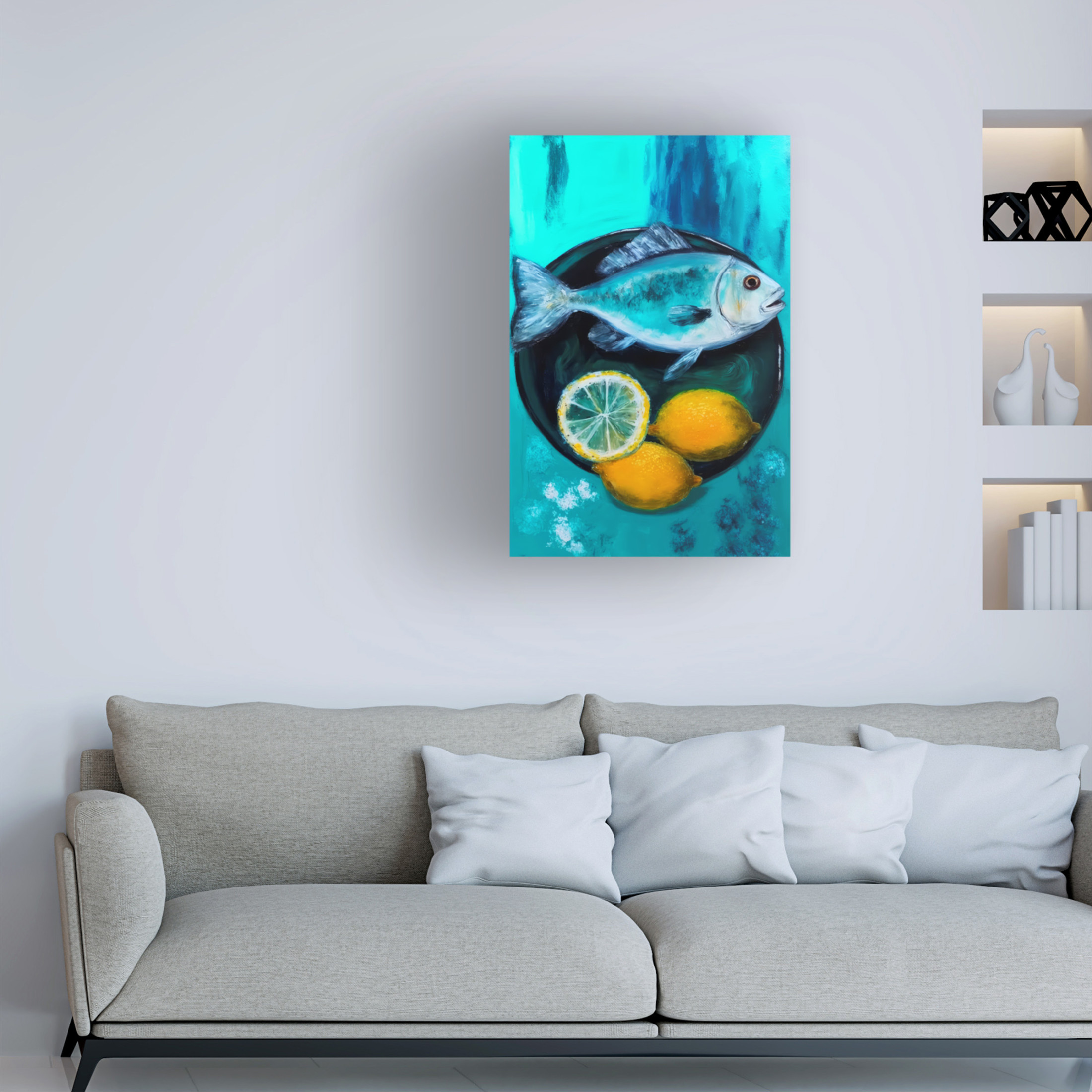 Trademark Fine Art Treechild A Fishplate Canvas Wall Art