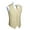 Beige, variant on Men's Suit Vest Black Business Formal Dress Waistcoat Vest with 3 Pockets for Suit or Tuxedo L