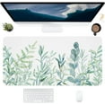 thumbnail image 2 of Extended Gaming Mouse Pad (35.4x15.7 inch 3mm Thick), Soft Cute Desk pad Extra Waterproof Thicken Large XXL Mouse pad with Non-Slip Rubber Base & Stitched Edges-Green Plants, 2 of 5