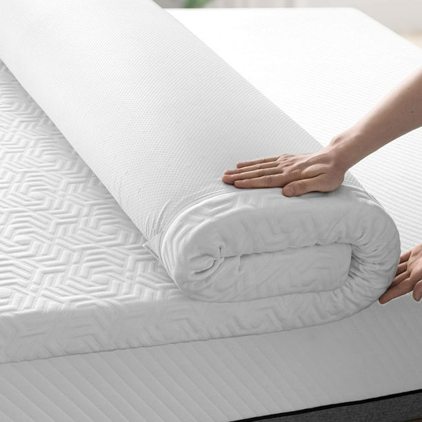 4 inch memory foam mattress topper, Queen, Medium firmness gel mattress