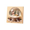 thumbnail image 2 of Cififendec Christmas Pearl Beaded Art Painting Kit, 7.91", Premium Christmas Winter Scene Framed Canvas for Sideboard Tabletop Presenting, 2 of 6