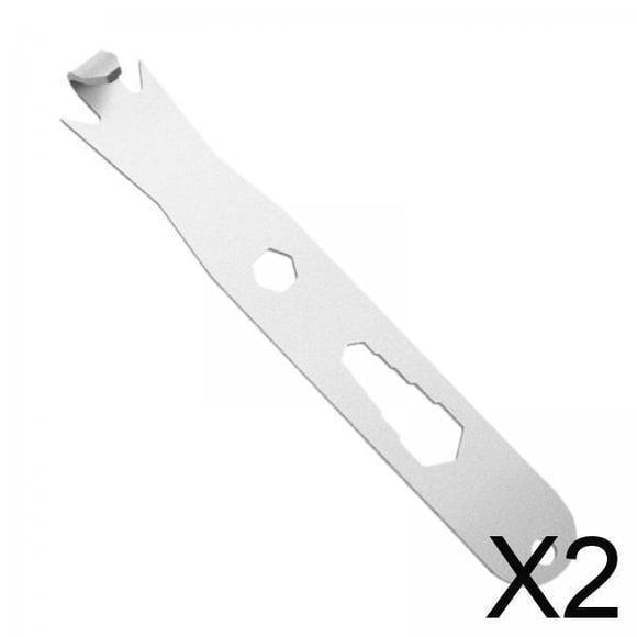 2x Torcidor De Alambre Para Cercas Para Clips De Postes En T. Herramienta Robusta Y Práctica Para Torcer Alambre De Púas. 15,2 Cm X 2,3 Cm. 15.2cmx2.3cm
