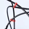 thumbnail image 1 of 10 Uds. Cable de engranaje de freno de bicicleta Clips de estilo S gancho de línea de guía de manguera (rojo), 1 of 6