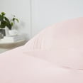 thumbnail image 6 of Pillowcases 2 Pack King Embroidered Super Soft Brushed Microfiber Solid - Pale Pink, 6 of 7