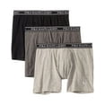 thumbnail image 3 of Polo Ralph Lauren Mens 3-Pk. Classic Stretch Boxer Trunks (XLarge, Gray/Black), 3 of 3