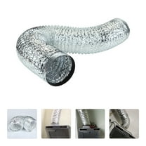 LEORX Garage Exhaust Hose Flexible Aluminum Duct for Homeowners 1Pcs