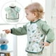 thumbnail image 4 of Laklulu Monos para niños, Ropa Impermeable de Manga Larga al revés, Ropa para Comer Cosas para bebés, 4 of 5