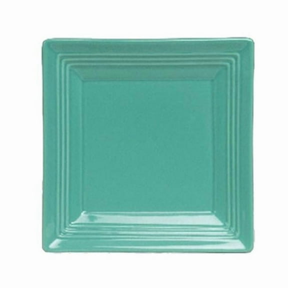 Tuxton China CTH-0845 8.5 in. x 8.5 in. Concentrix Square Plate - Cilantro - 1 Dozen