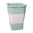 thumbnail image 2 of Car Mount Small Trash Bin, Foldable Storage Box, Compact Design, For Vehicle Use, Desktop Receptacle, Household Waste Holder, Portable Holding Unit, Travel Convenience, Durable Plastic Construction,, 2 of 9