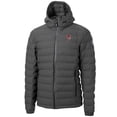 thumbnail image 2 of Men's Cutter & Buck Gray Fresno Grizzlies Mission Ridge Repreve Eco Insulated Full-Zip Puffer Jacket, 2 of 3