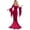Deep Red, variant on Witch Cosplay, Witch Costume, Witch Outfit, Witch Roleplay, Witch Cos, Vampire Womens Halloween Costumes Long Sleeves Mortician Costume Wrap Gothic Witch Dress Witchy Dress, Black L