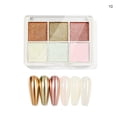 thumbnail image 2 of mtvxesu Powder Six-color Solid Mirror Powder Solid Glitter Mirror Titanium Powder, 2 of 2