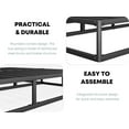 thumbnail image 5 of ULIESC 9 inch King Metal Box Spring, Sturdy Mattress Foundation, Fabric Cover Included, Easy Assembly, 5 of 10