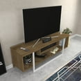 thumbnail image 4 of Asal 47" Modern Metal Wood TV Stand for 55 inch TV Oud Oak White, 4 of 5