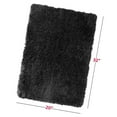 thumbnail image 5 of Clara Clark Bathroom Linen & Accessory Set with Shaggy Microfiber Bath Rug, Black, 5 of 6