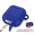 thumbnail image 7 of AirPods 1 & 2 Silicone Case, AirPods Case with Keychain, Njjex Shockproof Protective Premium Silicone Cover Skin for Apple Airpods 1st & 2nd -Blue, 7 of 7