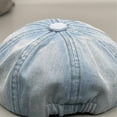 thumbnail image 3 of YooGuoGuo Washed Denim Newsboy Cap 8 Panel Baker Boy Flat Hat Driving Jean Painter Beret, 3 of 4