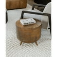 thumbnail image 3 of Moe's Home Collection Kettel 19" Round Aluminum Accent Table in Gold, 3 of 3