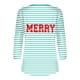 thumbnail image 4 of Fiudx Ofertas Relámpago Blusa de Manga 3/4 Corta Estampada a La Moda para Mujer, Blusa Informal con Cuello Redondo, 4 of 5