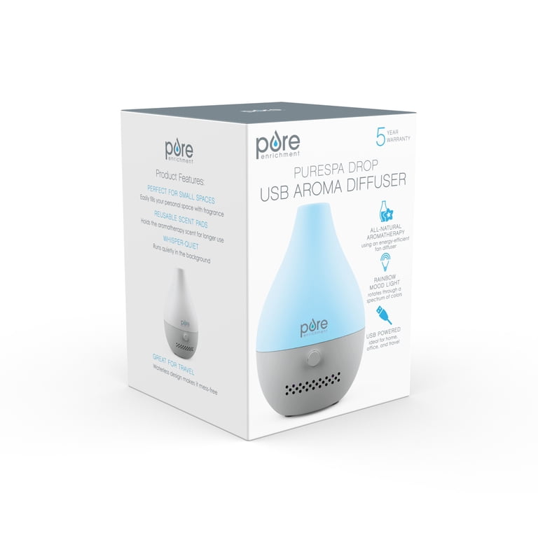 where can i buy pure diffuser vape Pure Enrichment PureSpa Natural Essential Oil Diffuser (Black)  0.0528-Gallon Tabletop Evaporative Electronic Humidifier (For Rooms Up To  160-sq ft) Black PESPAWD-B at Lowes.com