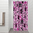 thumbnail image 2 of Pink Halloween Fantasy Pattern Shower Curtain 36"x72" ,Bathroom Decorative Shower Curtains Set with 12 Hooks,Modern Waterproof Washable Shower Curtain, 2 of 6