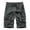 Dark Gray, variant on Big and Tall Cargo Shorts Work Shorts for Men Pockets Button Zipper Shorts Solid Color Trendy Loose Fit Climb Mountains Workwear Pants Dark Gray M