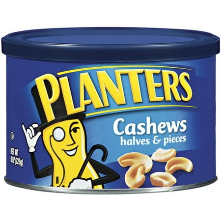Planters Halves & Pieces Cashews, 8 oz