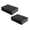Black*2, variant on 1 Pcs Sanding Sponge Block, Manual Sanding Sponge Sheet Kitchen Polishing Grinding Abrasive Sponge Block 4x3"