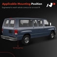 thumbnail image 3 of A-Premium Rear Passenger Car Door Weather Stripping Seal Strip Compatible with Ford E-350 Super Duty 1999-2014, E-150 Econoline Club Wagon 1992-2002, E-250 Econoline 1992-2002, 3 of 6
