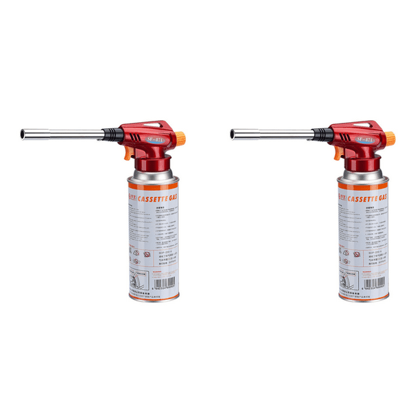 Soplador de calefacción de acero inoxidable para encendedor de gas ajustable portátil Torch para barbacoa