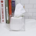 thumbnail image 2 of Square Cover Acrylic Tissues Paper Holder for Bathroom, 2 of 8