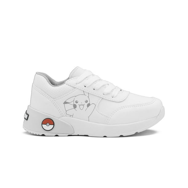 Tenis Escolares Yuyin Para Niño Pokemon Picachu Casual blanco 22.5