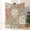 30*40in, variant on Pastel Pink Green Beige Floral Flannel Throw Blanket | 280GSM Quilted Patchwork | Lightweight All-Season | Multi-Use Couch Bed Travel Retro Bed Cover