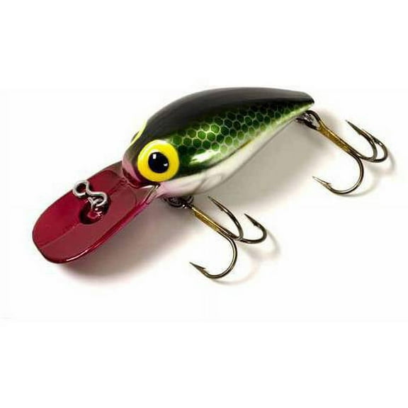 Brad's L'il Wigglers Crank Bait, Green Pirate