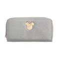 thumbnail image 1 of Minnie Mouse Silver Glitter Zip Wallet, 1 of 7