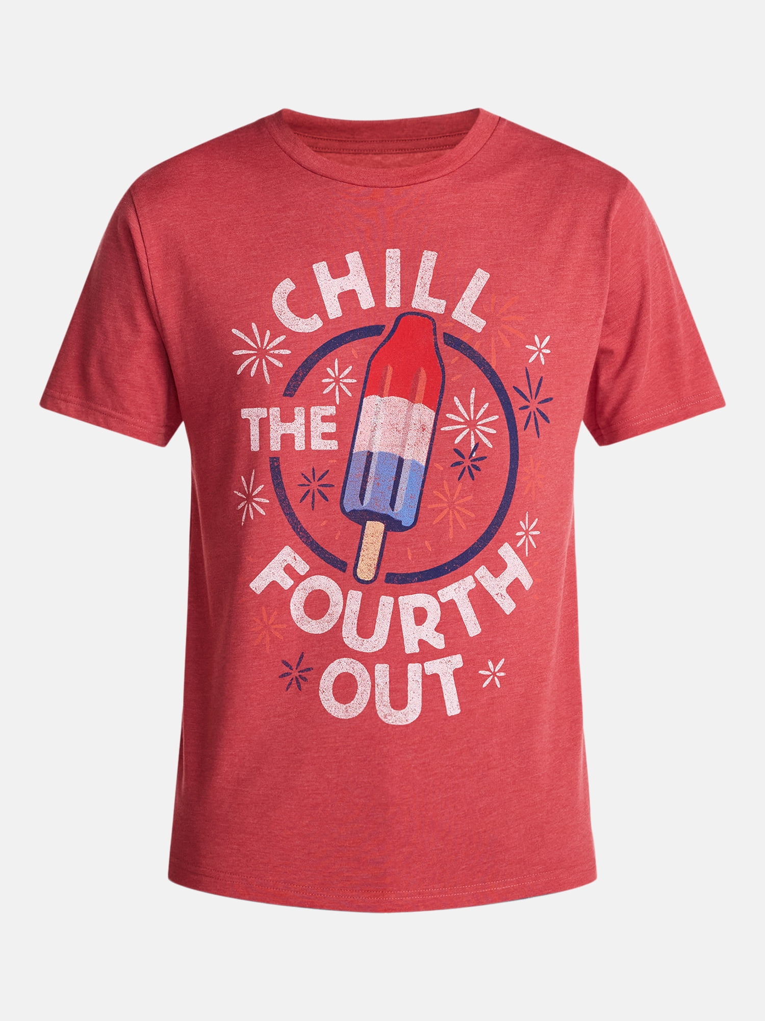 Americana Men's and Big Men's Chill Out Graphic Tee Shirt from Way to Celebrate, Sizes XS-3XLT