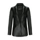 thumbnail image 1 of Gibobby Blazer para mujer Blazer de manga larga para mujer con un botón color sólido para negocios delgado y de gran tamaño(Negro,M), 1 of 4