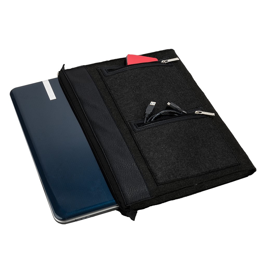 VANGODDY Exo Woolen Felt Universal Sleeve for 15, 16 inch Laptops with 6 Feet HDMI to HDMI Combo Bundle