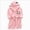 Pink 0626, variant on Boys Girls Kids Thick Coral Fleece Bathrobe,Warm Cozy Hooded Robe with Adjustable Belt,Cute Print,for Boys Girls Toddlers 2-12T for Cold Weather Kids Pajamas,Pink,Size 5-6T